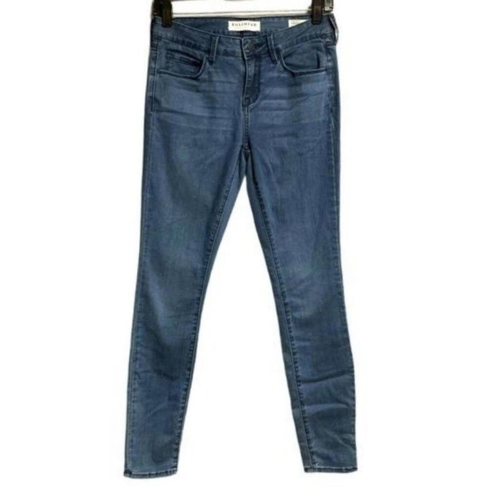 Bullhead Denim Co.‎ Low Rise Skinniest Women's Med Wash Stretch Blue Jeans Sz 27
